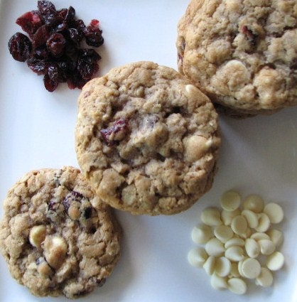 Oatmeal Cranberry White Chocolate Chip Cookies 1 Dozen