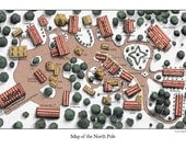 Map of Santa Claus' North Pole