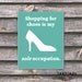 8"x10" Printable / Digital Poster 'Shoes' - in Seafoam - JPG - Instant Download