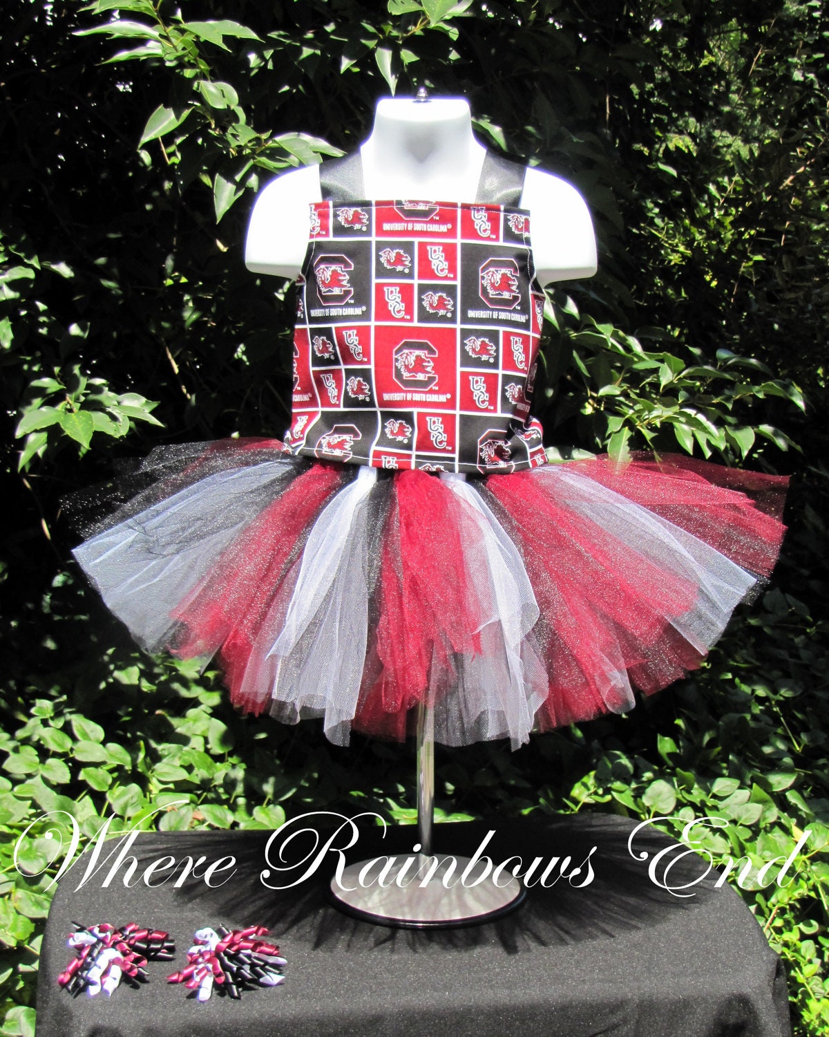 SALE
Carolina Gamecock Tutu Set Sizes 18m - girls 6