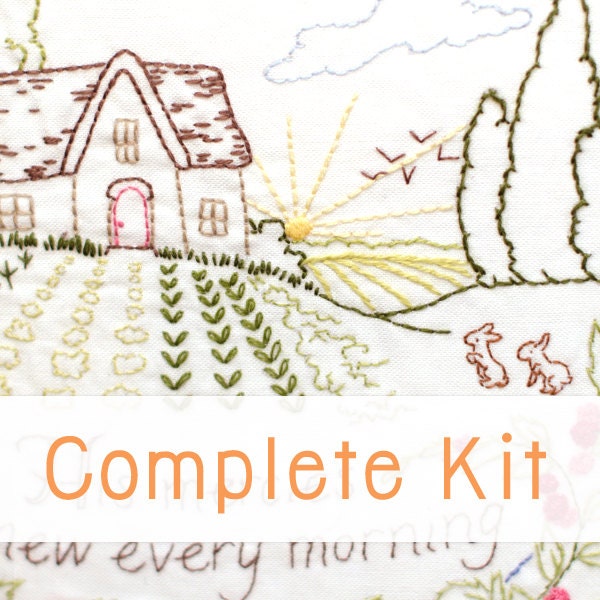 His Mercies Are New - Summer - Complete Embroidery Kit