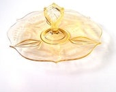 Vintage Serving Tray Jubilee Glass 1930's