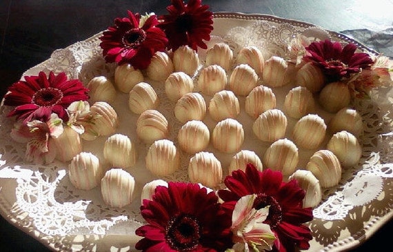 White Chocolate Harvest Peach Bourbon Truffle (4 pk)