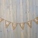 SWEETS burlap banner - Wedding reception - Dessert table - Cake table