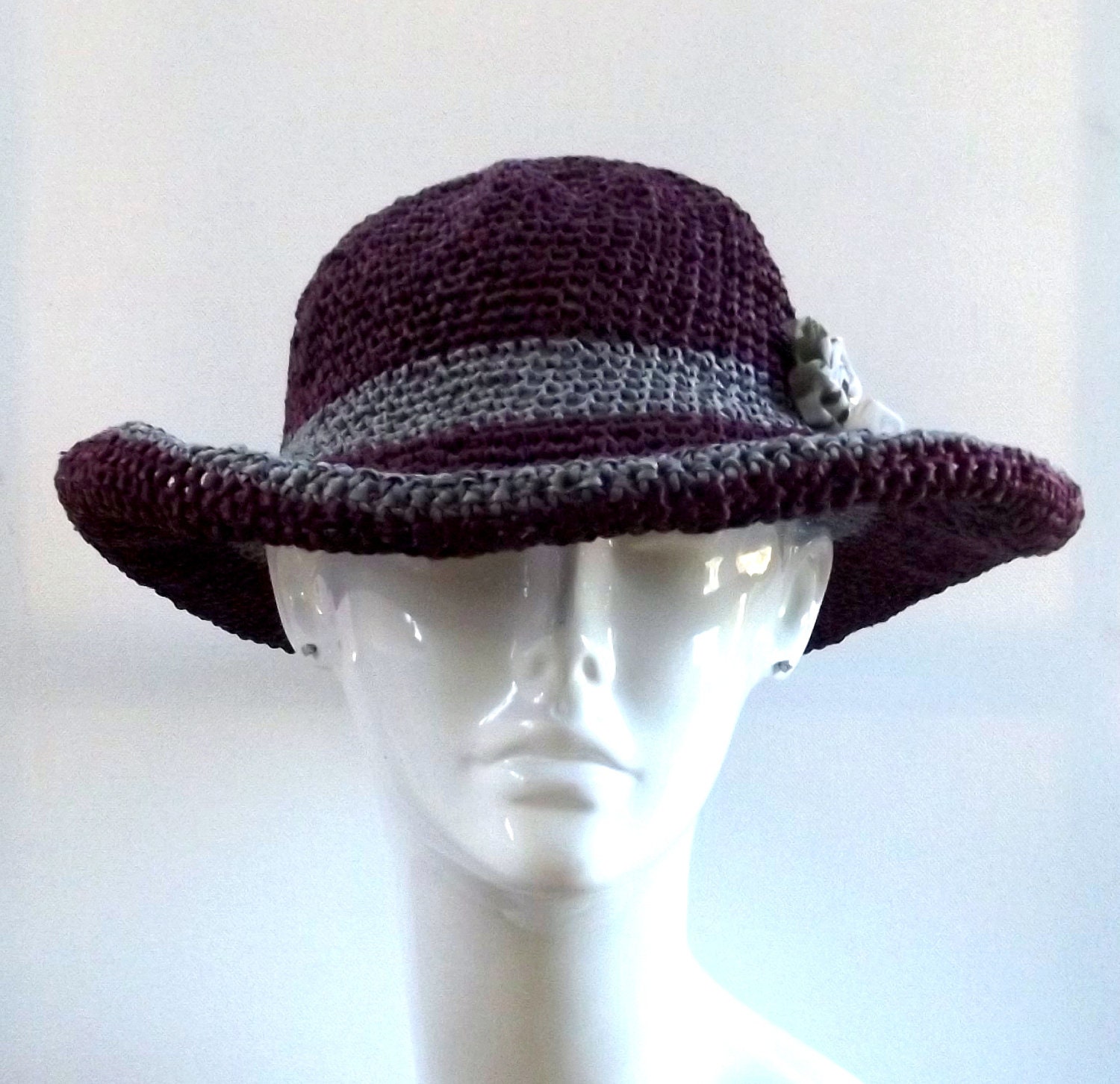 Cotton Grass Hat, Crochet , Sun Hat, Beach Hat, Resort Wear, Summer Apparel
