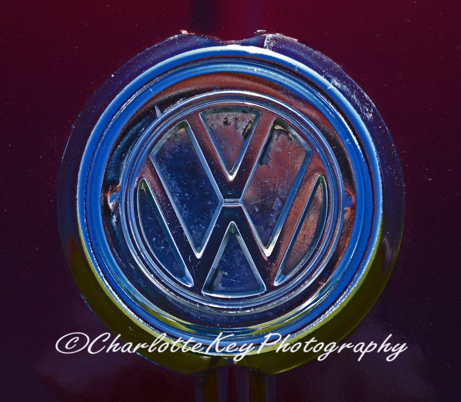 8x10 Volkswagen emblem fine art photograph