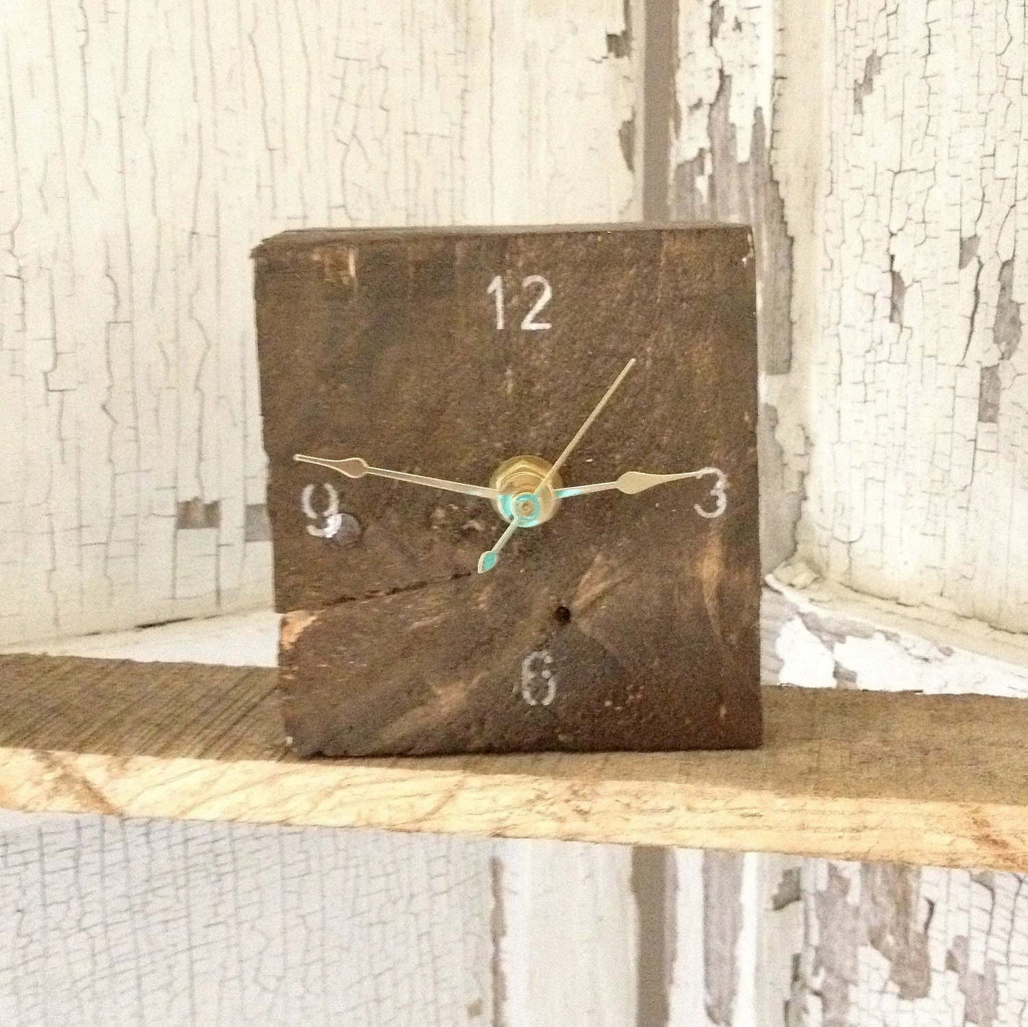 Small Reclaimed Pallet Clock