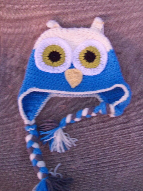 Blue Owl Hat 