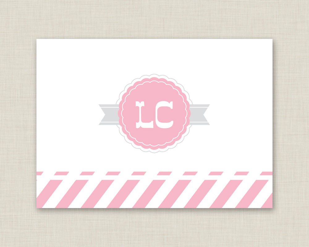 Personalized Stationery Set / Personalized Stationary Set / Bake Shoppe Bakery Note Cards