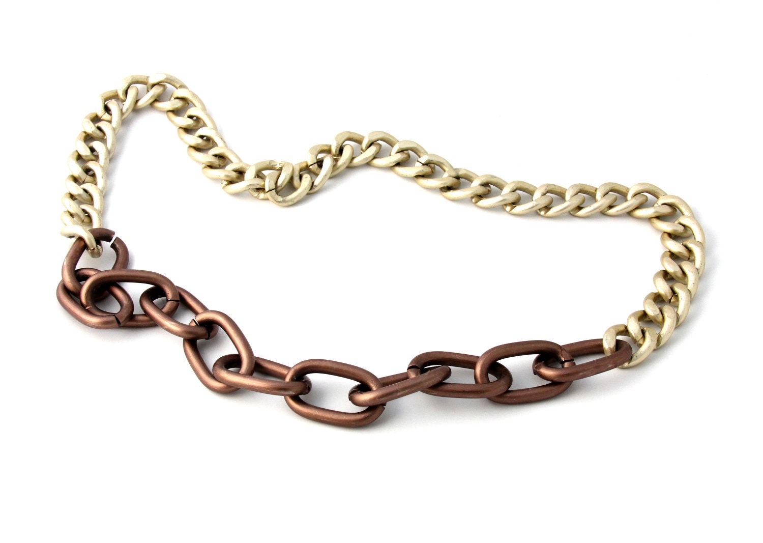 Gold Chain Necklace Copper Chain Necklace: The Soleo