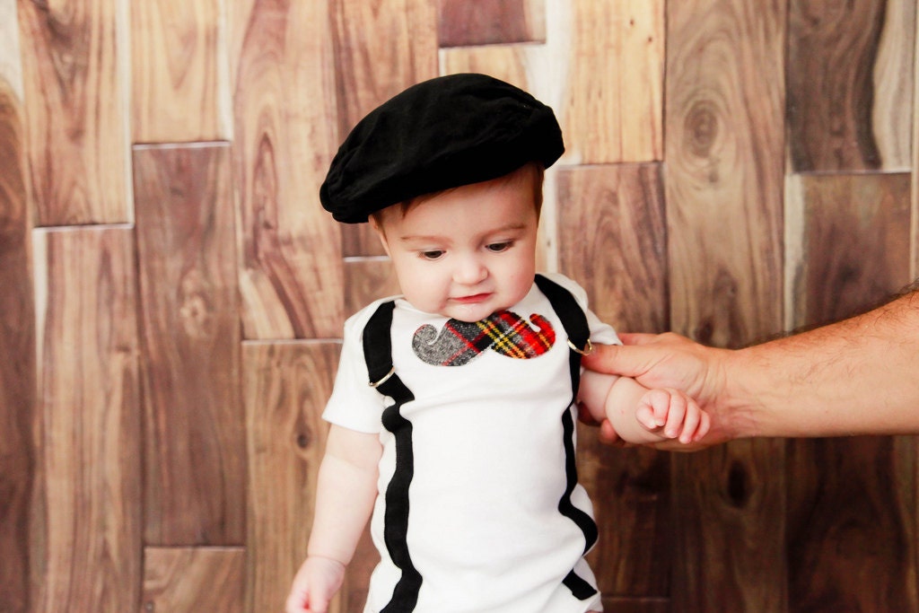 PICK YOUR OWN Little Man Mustache Onesie with Suspenders - Little Man Mustache Party