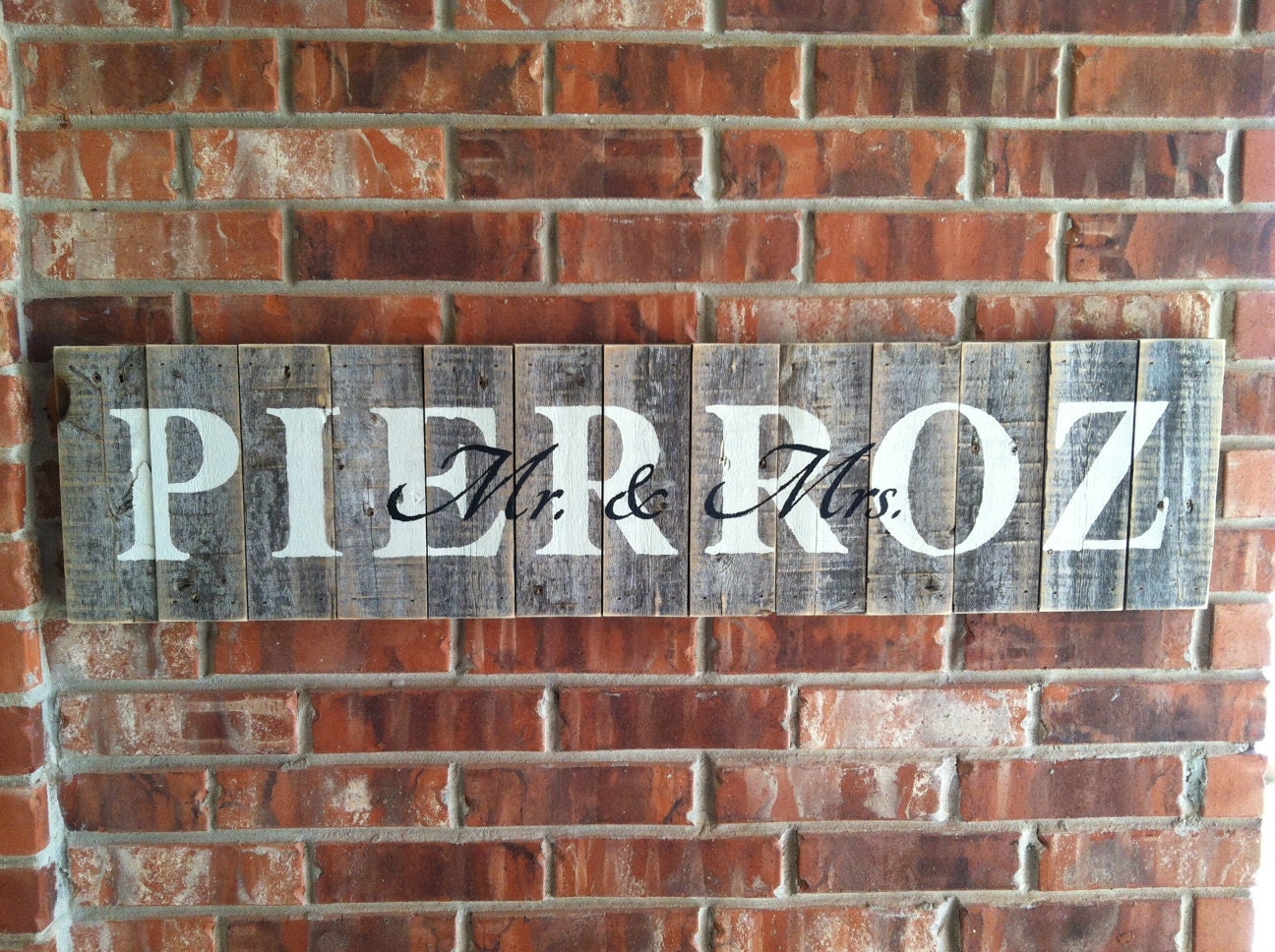 Personalized LARGE Family Name Sign