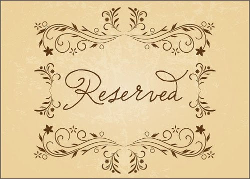 RESERVED FOR CHERI