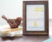 PSALM 139 // INSTANT DOWNLOAD File to Print // Christian Nursery Subway Art // Baby Boy Girl Room Decor // Gray & Yellow