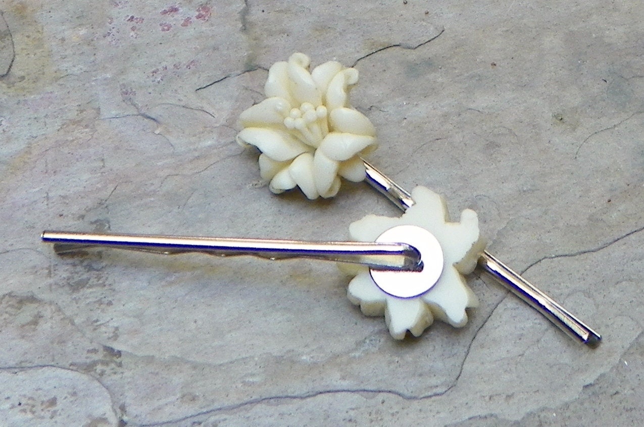 Decorative Vintage Boho Hippie Celluloid Bobby Pins