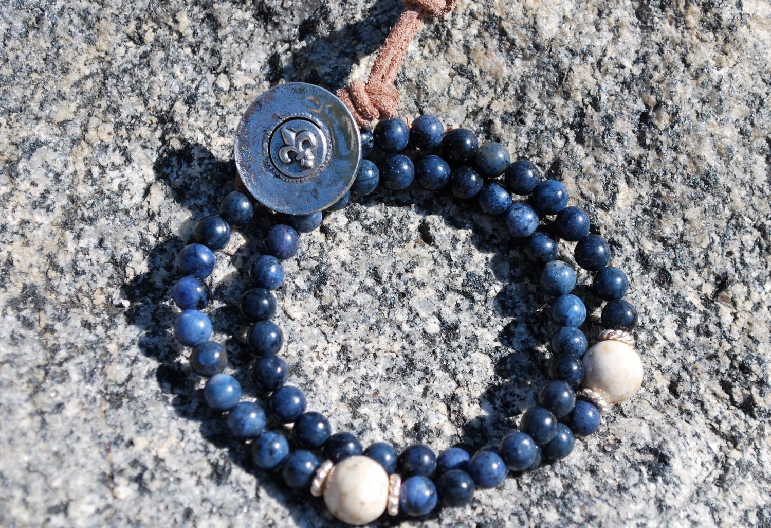 Dumortierite Wrap Bracelet