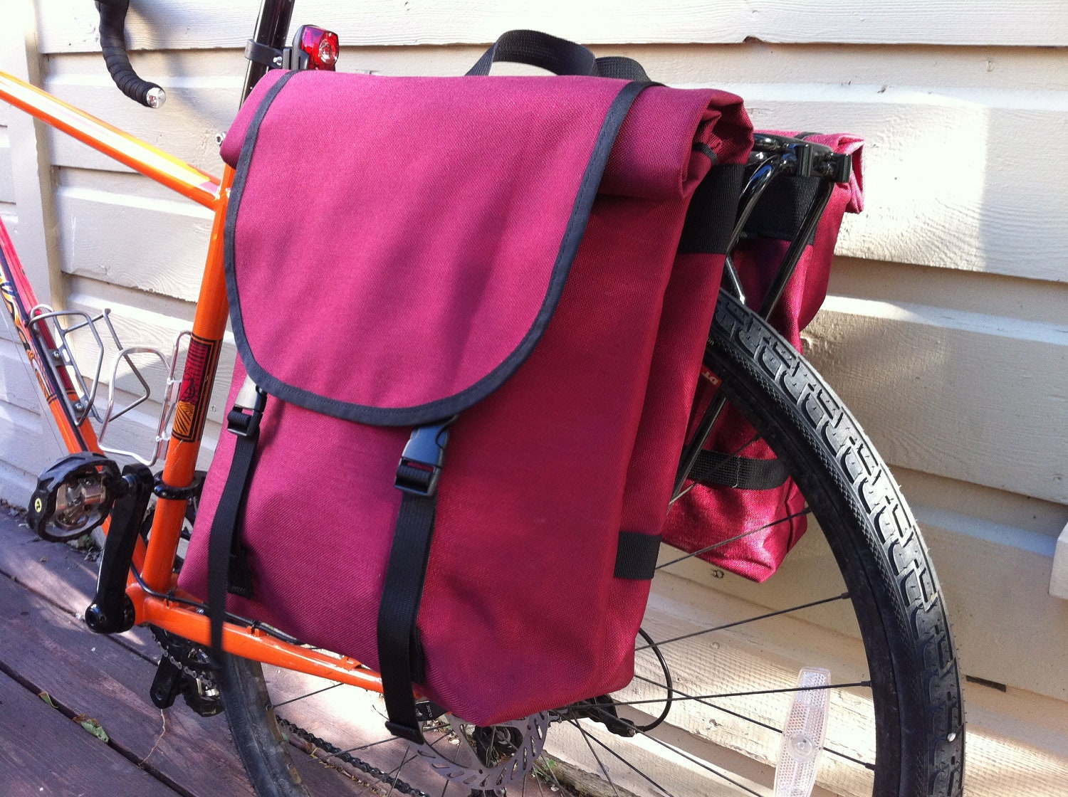 Bicycle Panniers Set - Custom Order
