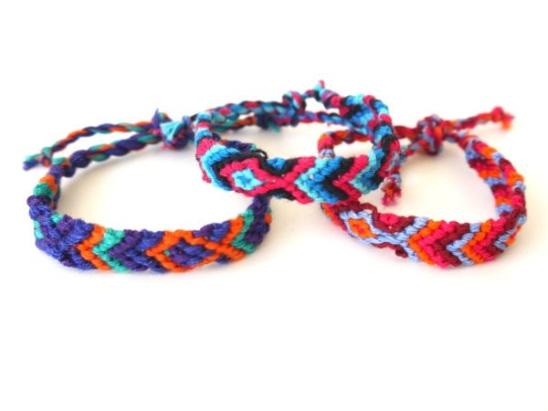 Friendship Bracelets, Thin Woven, South American, bracelets for embellishing, Wholesale 10 Pack