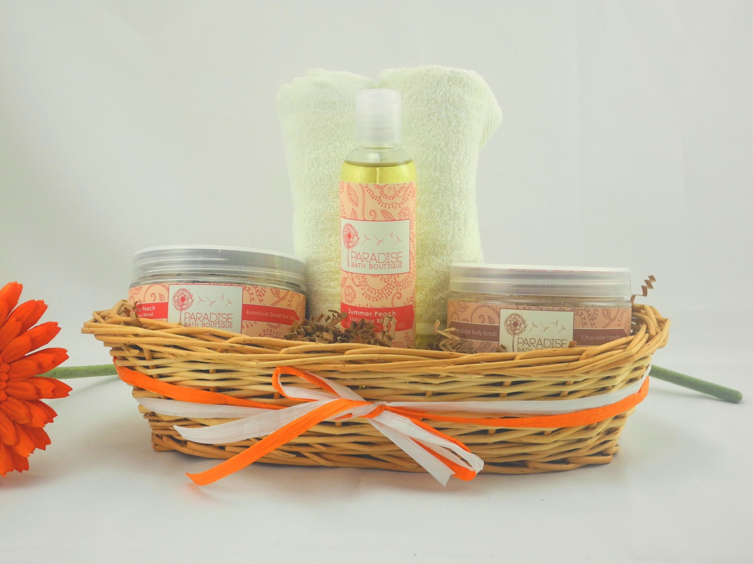 Relax by Paradise - Aromatherapy Bath Set in Summer Peach - luxurious blend