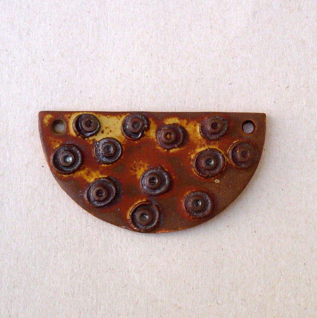 Ceramic Pendant, Jewelry Supplies, Pendant Component
