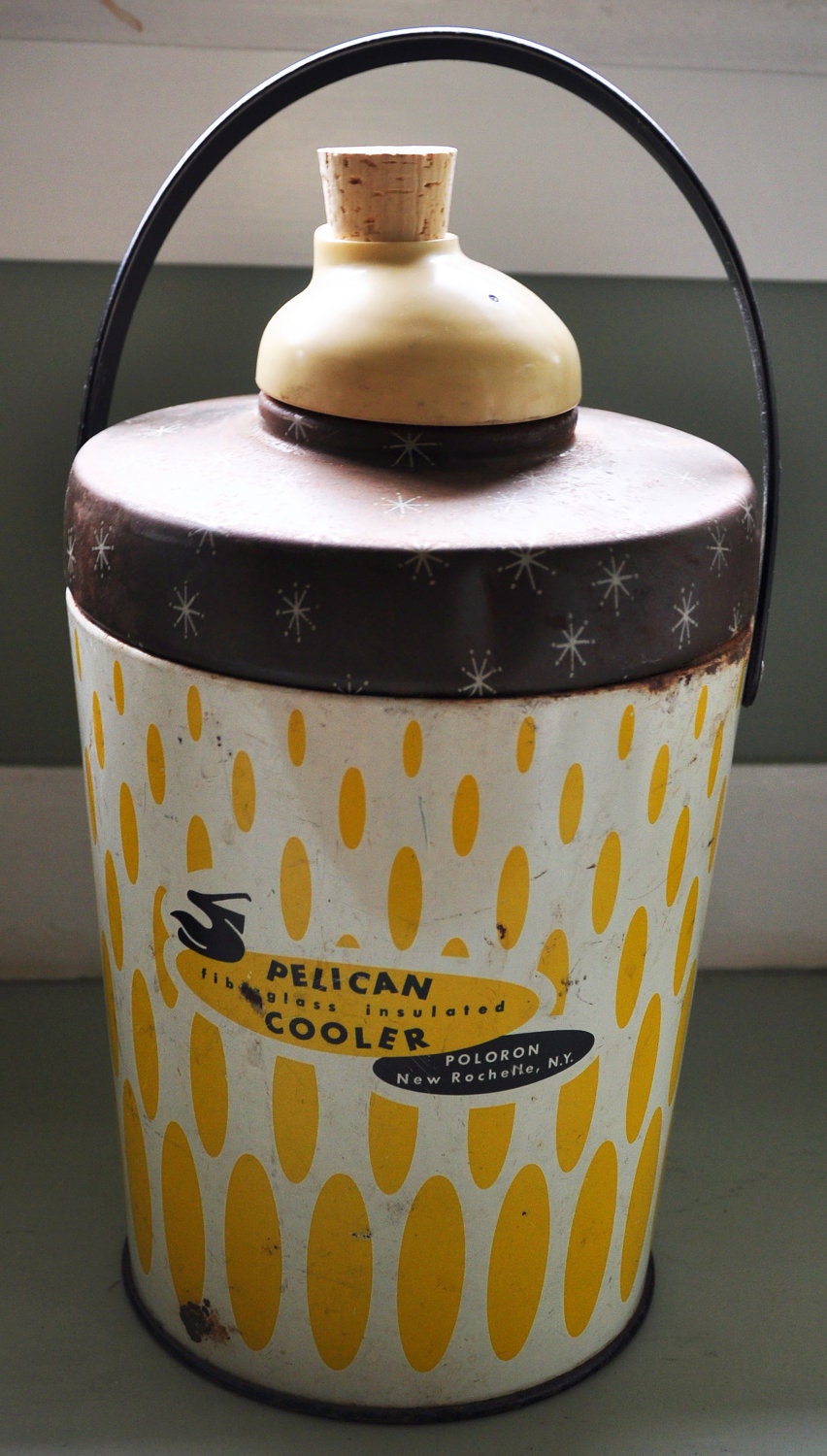 Mid Century Aluminum Cooler by Pelican