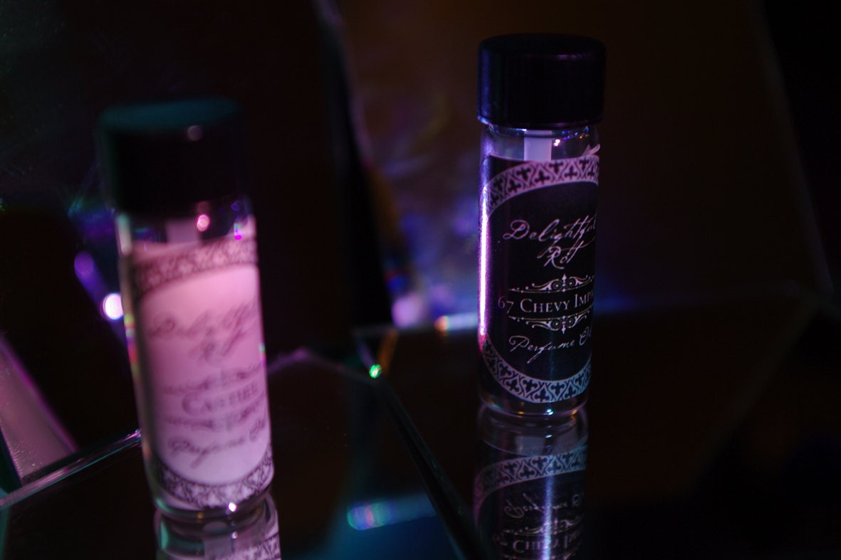 Perfume Oil Bottle Duo (Small) - 67 Chevy Impala & Castiel