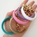 ON SALE: Arm Candy - Gold chunky chain with cobra Bracelet - 24k gold plated