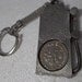 Pay Phone 10 Cent Phone Calls Wall Telephone Pewter Key Chain with 1970s Dime