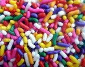 Sprinkles,1/2 LB  Jimmies Color RAINBOW  8 oz. Best Prices on Etsy, Baking Supply, Cookie topping, Sprinkle Jimmies 1/2 LB