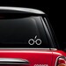 Glasses w/ Scar Decal / Vinyl Sticker for Car Windows or Laptop - Harry Potter Inspired