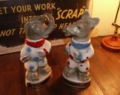 Vintage Political Party Ceramic Decanter Set C. 1968 Election Year -  Election Party Decor