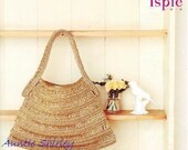 PDF pattern--crocheted bag B162 Raffia bag handbag casual bag everyday bag tote, diaper bag
