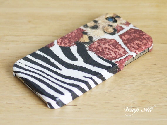 Safari  pattern iPhone 4 case / African pattern iPhone 4s case / Animal print iPhone 4s Case / iPhone cover