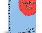 Custom size Canvas 16" x 24" handmade and ready to hang