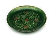 Vintage German copper enamel dish from 1960s