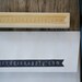 Custom Stamp with Banner, .5 inches x 4 inches