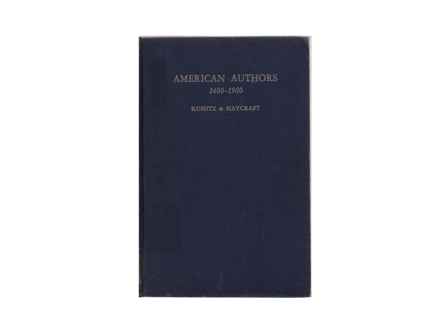 FREE SHIPPING - American Authors 1600-1900 - Kunitz and Haycraft - Vintage Fiction Anthology 1960's  - Sale