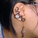 Steampunk Dangly Key ear cuff