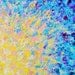 SALE - Beautiful Abstract Acrylic Painting FREE SHIPPING Ocean theme, Water Reflection Sunset Sunrise Artwork Blue, Peach, Pink, Turquoise