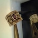 Reserved Vintage Silver and Amythest Ring
