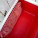 Vintage Suitcase Red Hot Traincase/Luggage/ With Key/Art Case/Mad Men/70s/College Dorm Storage Back to School.