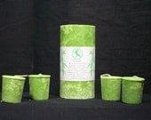 Palm Pillar Candles, Apple Scented for Goat Sign of Chinese Zodiac