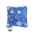 Winter cat toy pillow - catnip toy snowflakes pillow