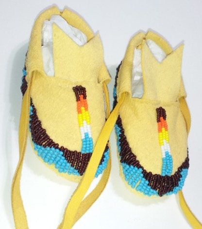 Beaded Baby Moccasins