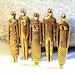Laurel Burch 22K Gold Plated Brooch From The Art of Being A Human Being