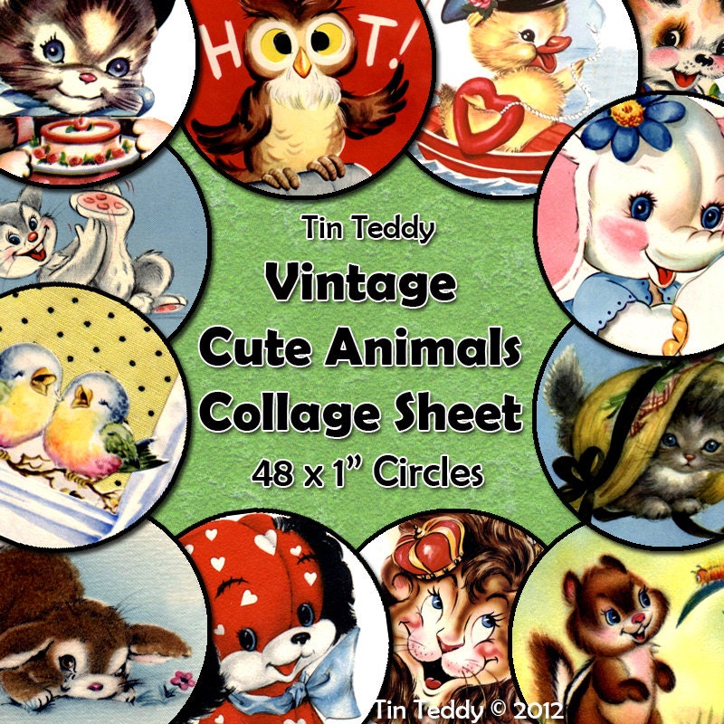 Cute Animals Collage