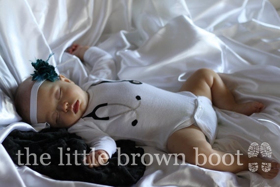 Stethoscope Onesie -SHORT SLEEVE