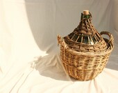 French antique extra large demijohn bottle French farmhouse wine accessories wine bar wine lover wine bottle demi john vineyard wedding