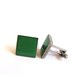 Grass green cufflinks silver plated cufflinks unique gifts