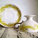 Hand Painted Vintage Cup and Saucer, Rose Crown China Company